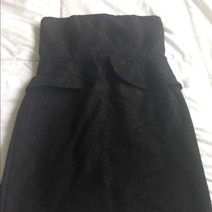 WHBM strapless dress